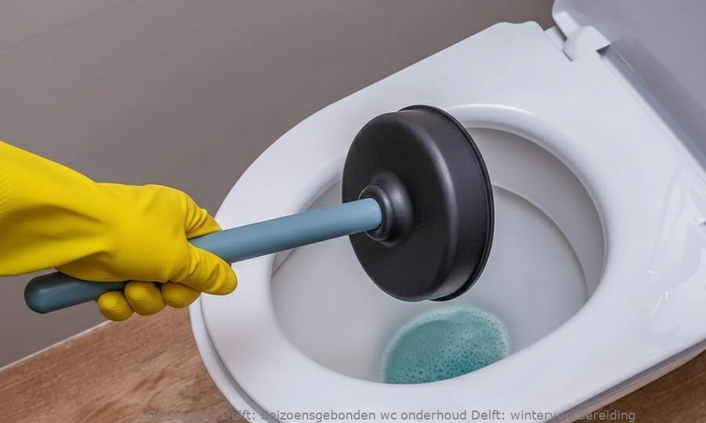 Seizoensgebonden wc onderhoud Delft: wintervoorbereiding