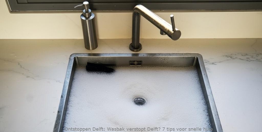 Wasbak verstopt Delft? 7 tips voor snelle hulp