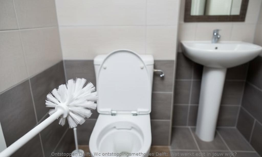 Wc ontstoppingsmethodes Delft: Wat werkt echt in jouw wijk?